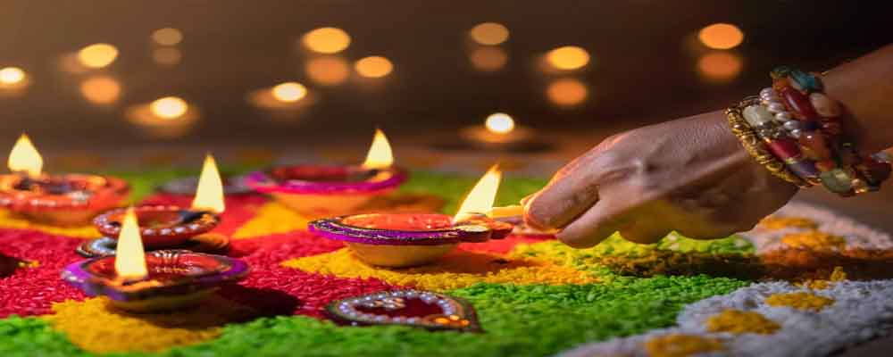 Lighting up with Diyas and Candles Diwali 2024